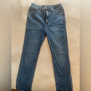 Express 90s slim denim jeans 10R Super High Rise